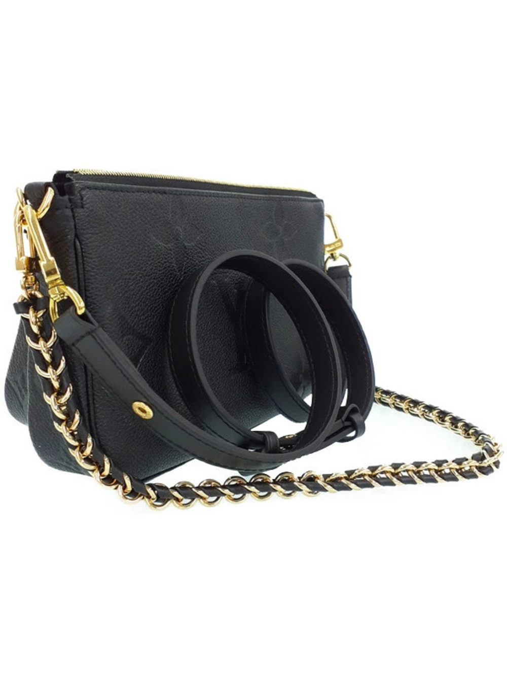 Louis Vuitton Monogram Pochette Accessoires Bag Multi Empreinte Brown